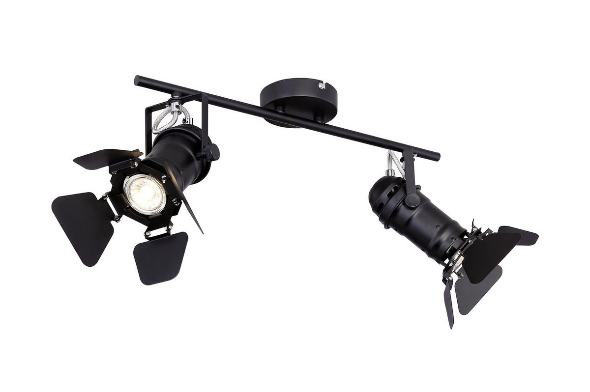 STRAHLER 54/16/26,5 cm   - Schwarz, Trend, Metall (54/16/26,5cm) - Globo
