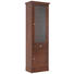 VITRINE in furniert, massiv Kirschbaum, Linde Nussbaumfarben - Chromfarben/Nussbaumfarben, LIFESTYLE, Glas/Holz (68/214/42cm) - Selva VITRINE in furniert, massiv Kirschbaum, Linde Nussbaumfarben - Chromfarben/Nussbaumfarben, LIFESTYLE, Glas/Holz (68/214/42cm) - Selva