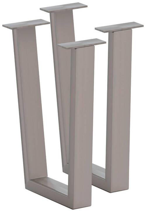 BANKGESTELL 6/45/32 cm  - Edelstahlfarben, Design, Metall (6/45/32cm) - Waldwelt