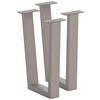 BANKGESTELL 6/45/32 cm  - Edelstahlfarben, Design, Metall (6/45/32cm) - Waldwelt
