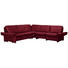 WOHNLANDSCHAFT in Leder Rot - Rot, KONVENTIONELL, Leder/Metall (272/272cm) - Valdera WOHNLANDSCHAFT in Leder Rot - Rot, KONVENTIONELL, Leder/Metall (272/272cm) - Valdera