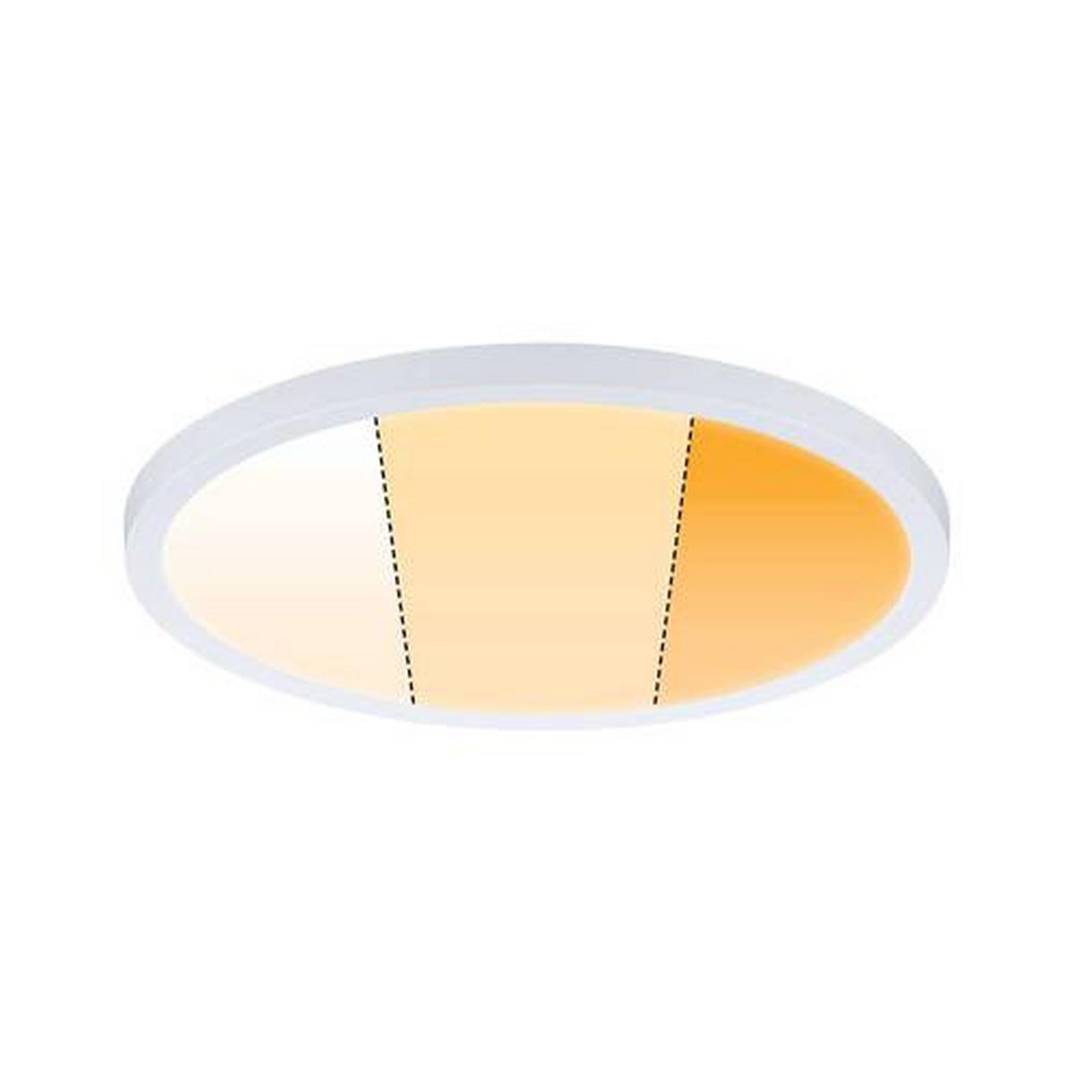 LED-PANEEL 23,0 cm  - Weiß, Basics, Kunststoff (23,0cm) - Paulmann
