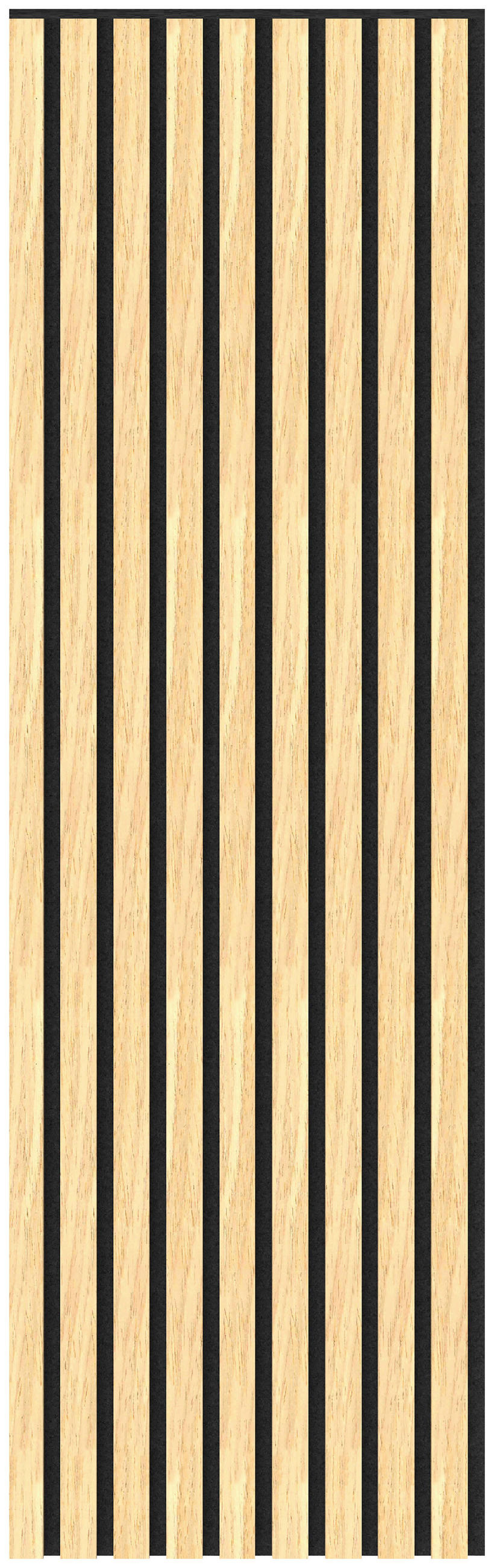 AKUSTIKPANEEL Echtholz, Nachbildung 36/117/1,65 cm  - Eichefarben, KONVENTIONELL, Holzwerkstoff (36/117/1,65cm) - Novel