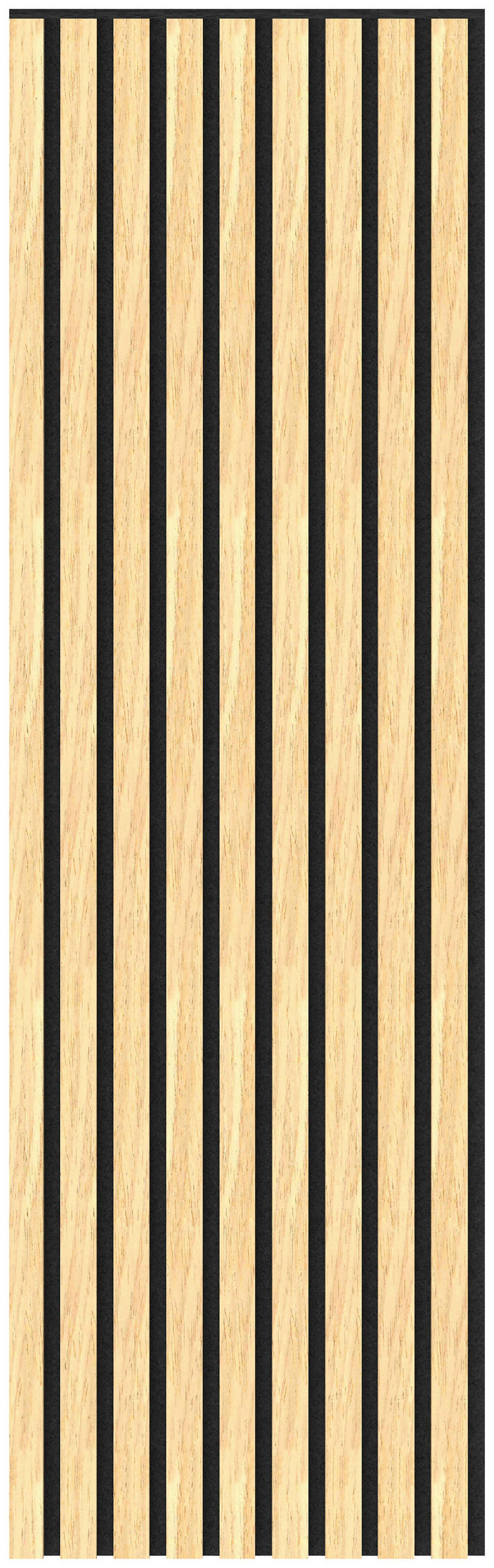 AKUSTIKPANEEL Echtholz, Nachbildung 36/117/1,65 cm  - Eichefarben, KONVENTIONELL, Holzwerkstoff (36/117/1,65cm) - Novel