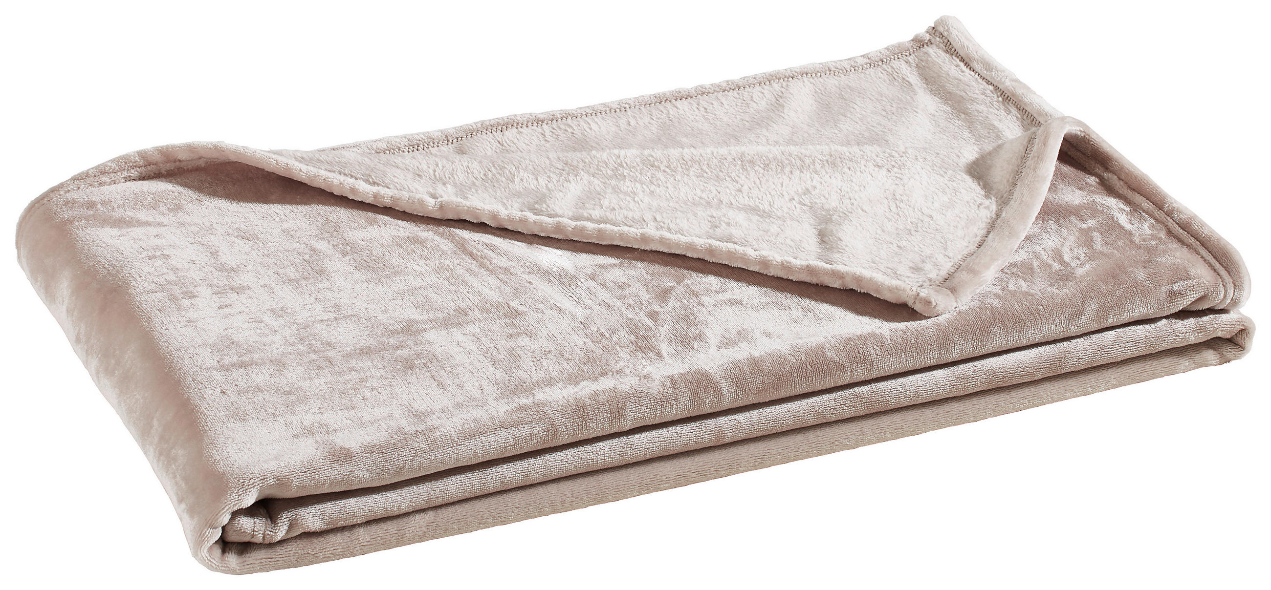 WOHNDECKE LUNA 140/190 cm  - Taupe, KONVENTIONELL, Textil (140/190cm) - Novel