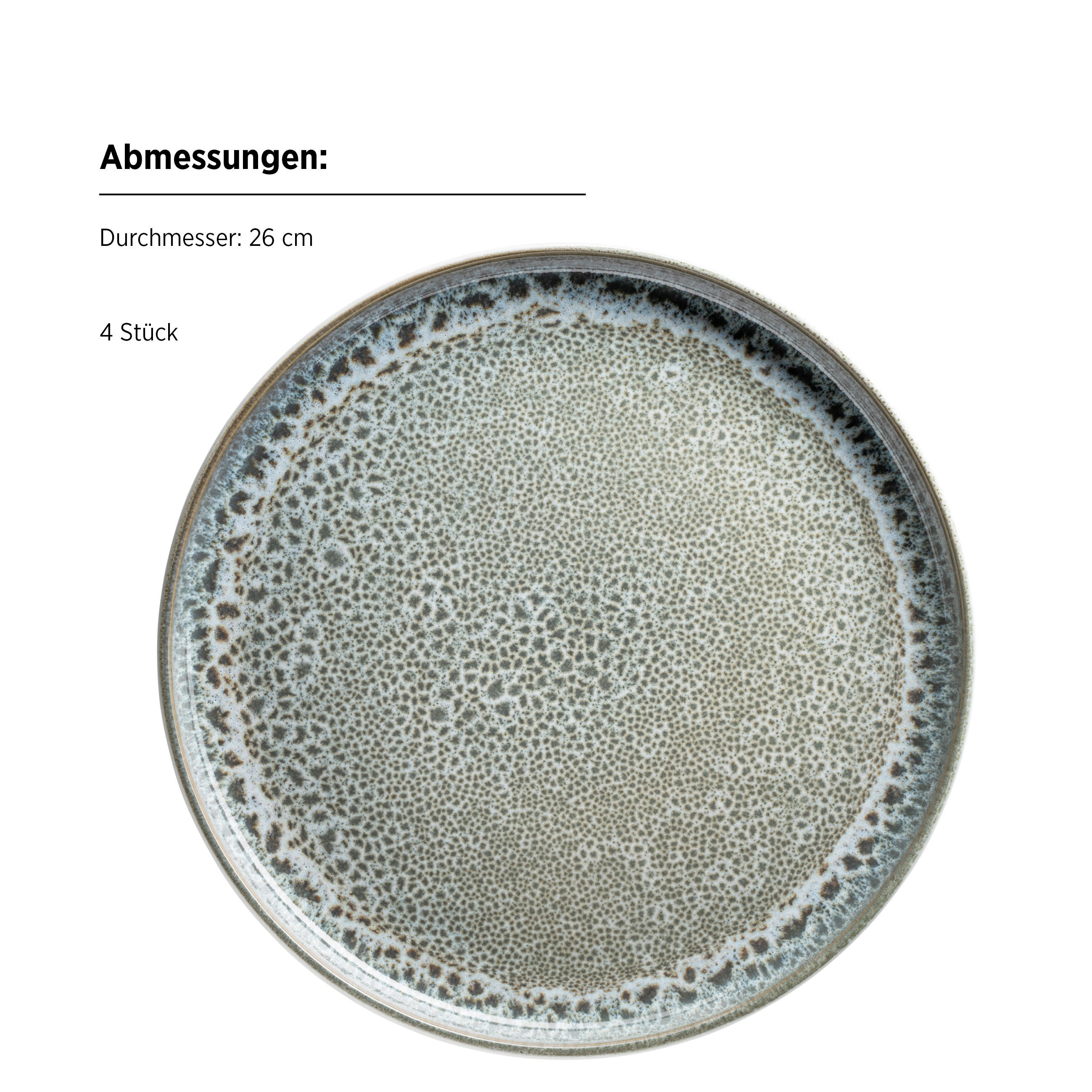 KOMBISERVICE MALEA 16-teilig  - Grün, Basics, Keramik - Mäser