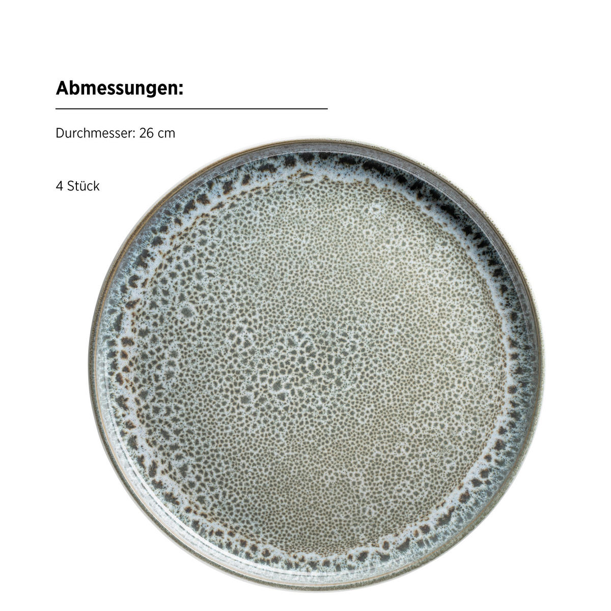KOMBISERVICE MALEA 16-teilig  - Grün, Basics, Keramik - Mäser