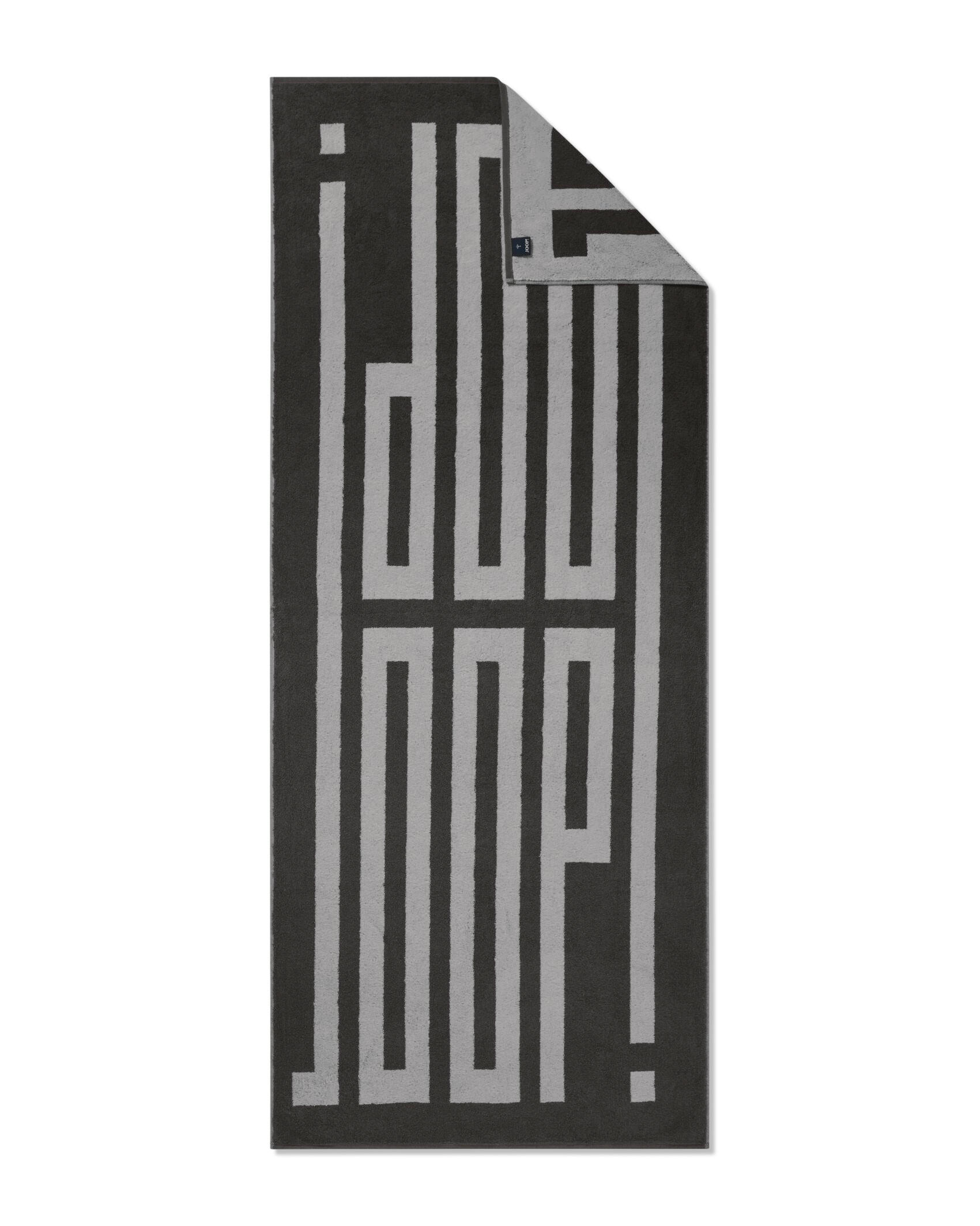 Joop! Saunatuch Bars Grau, Platin 80x200 cm