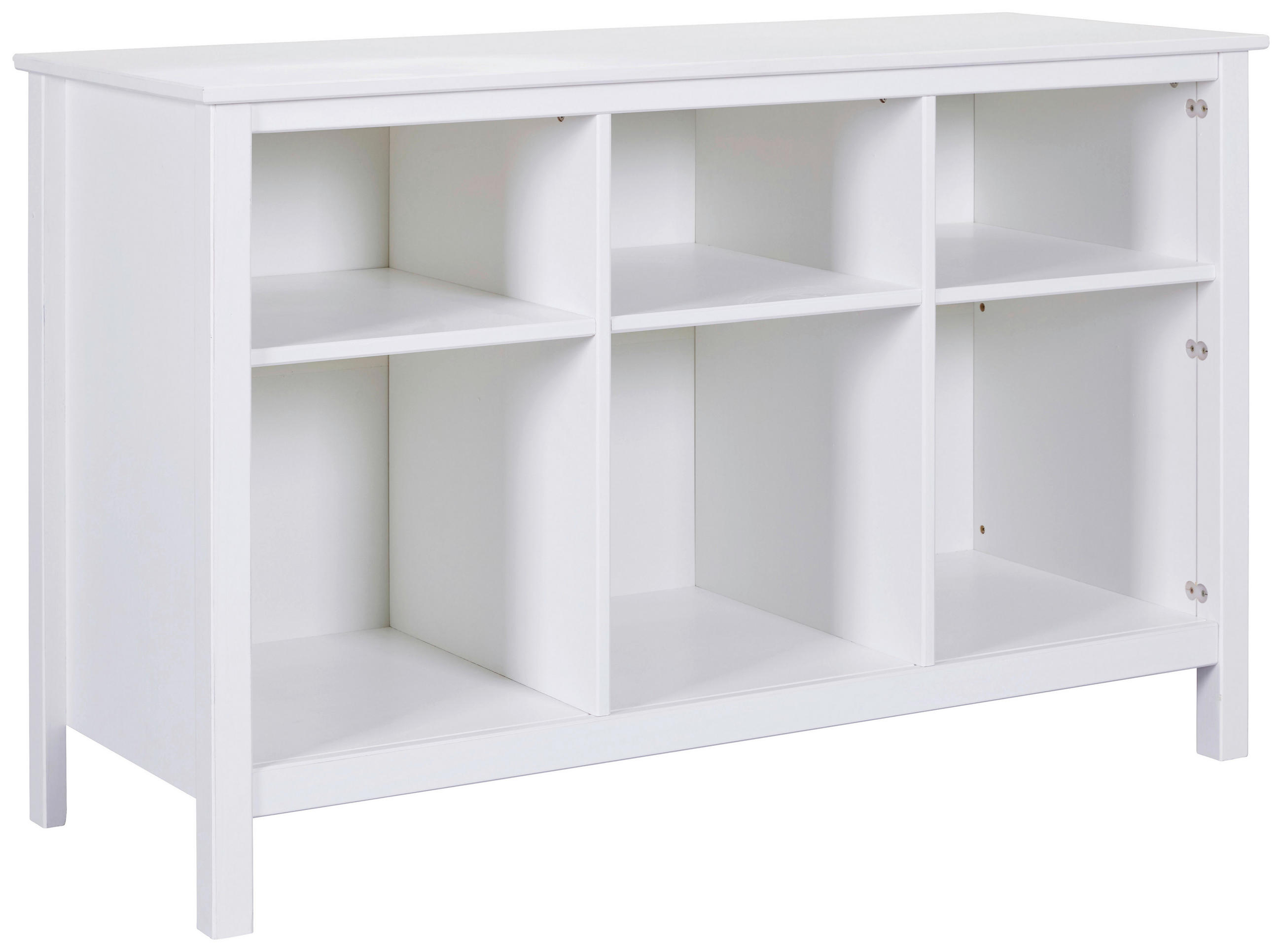 REGAL  122/76/45 cm Weiß  - Weiß, Design, Holz (122/76/45cm) - Livetastic
