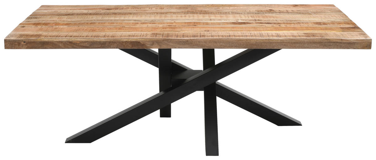 TISCHGESTELL Schwarz  - Schwarz, Design, Metall (160/70/72cm) - Landscape
