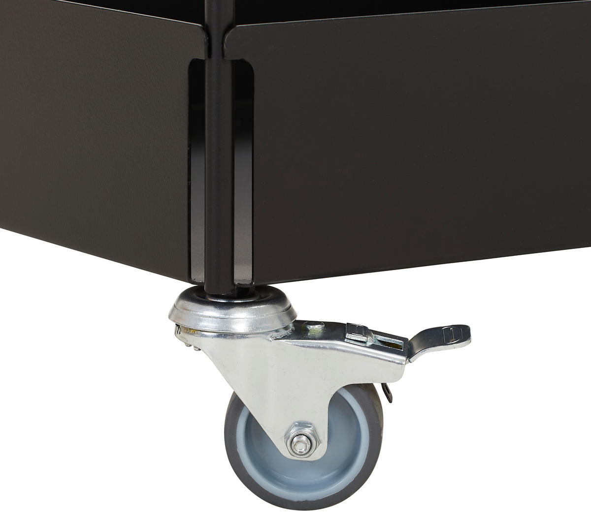 SERVIERWAGEN in Schwarz  - Schwarz, Design, Metall (47/77/35cm) - MID.YOU