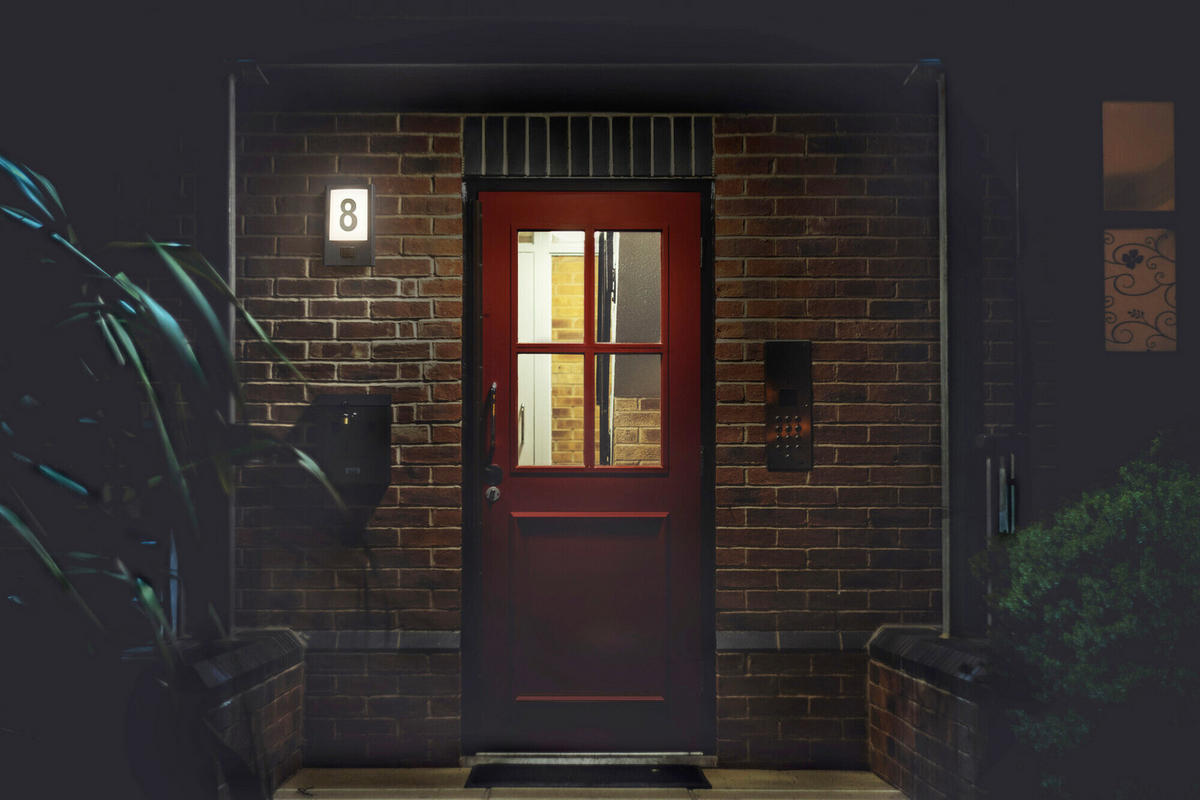 LED-AUßENLEUCHTE 15/6,2/23,5 cm   - Dunkelgrau, Basics, Kunststoff/Metall (15/6,2/23,5cm) - Osram