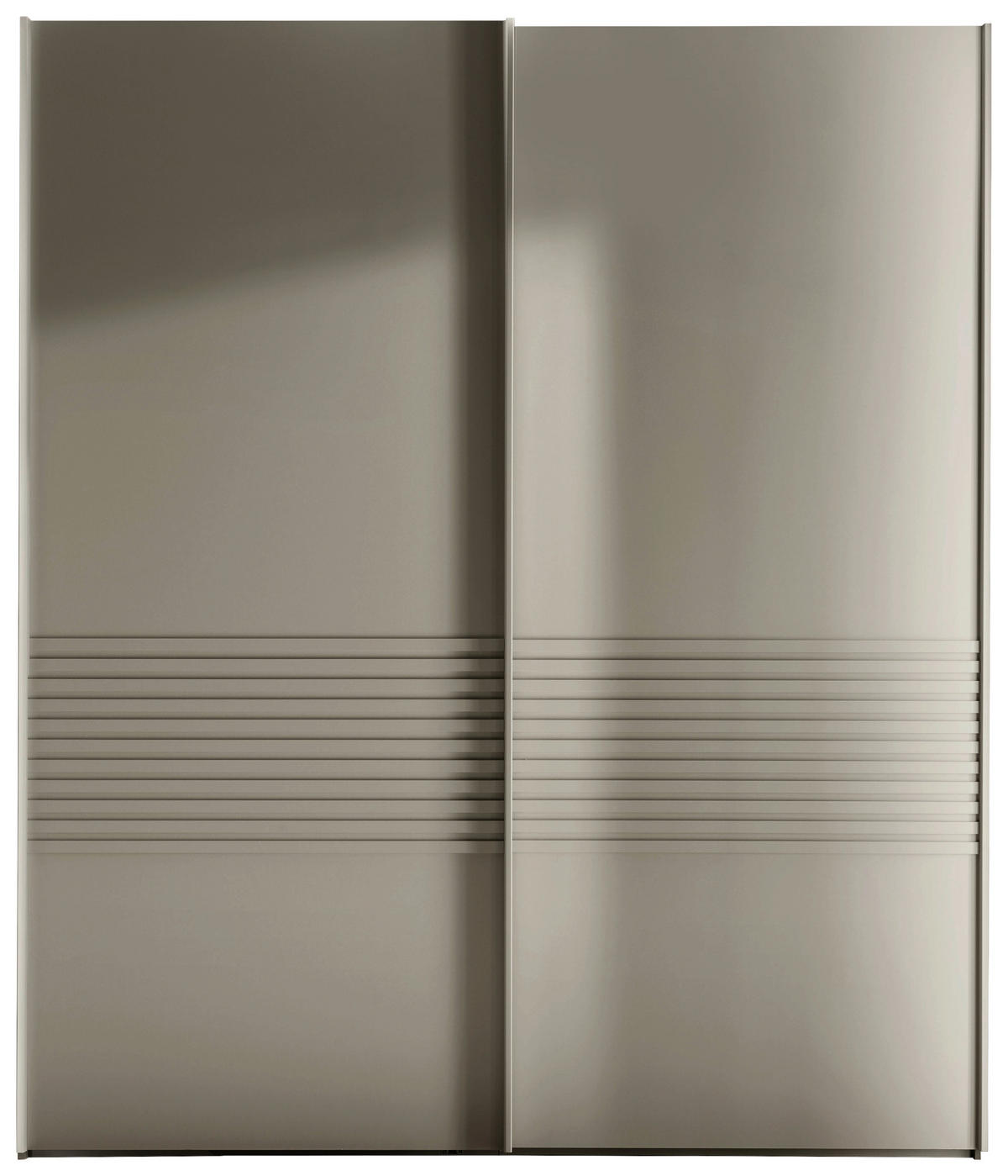 SCHWEBETÜRENSCHRANK in Grau  - Grau, Design, Holzwerkstoff/Metall (200/236/67cm) - Novel