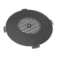 GRILLPLATTE - Schwarz, Basics, Metall (80cm)