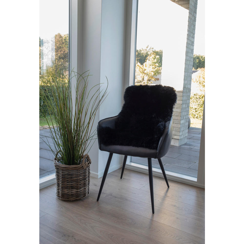 FELLTEPPICH 50/85 cm  - Schwarz, Trend, Textil (50/85cm)