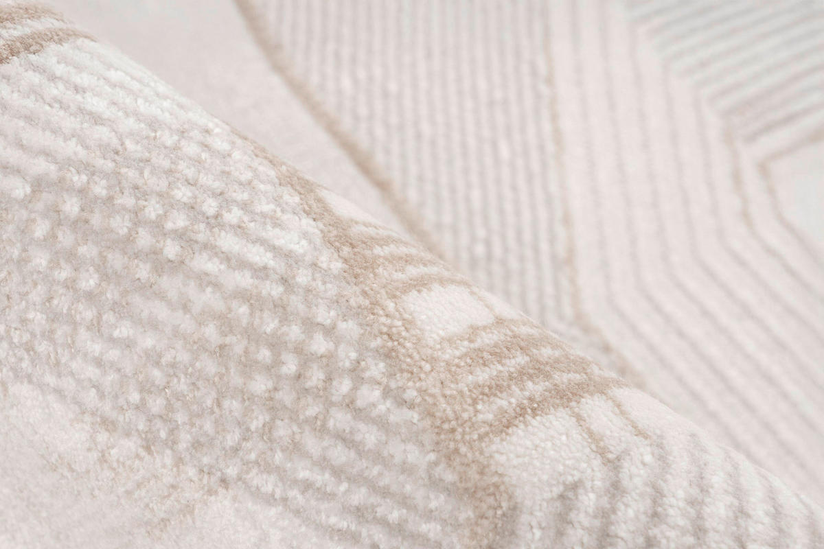 FLACHWEBETEPPICH 160/230 cm Jardin Beige  - Beige, Design, Textil (160/230cm) - Pierre Cardin