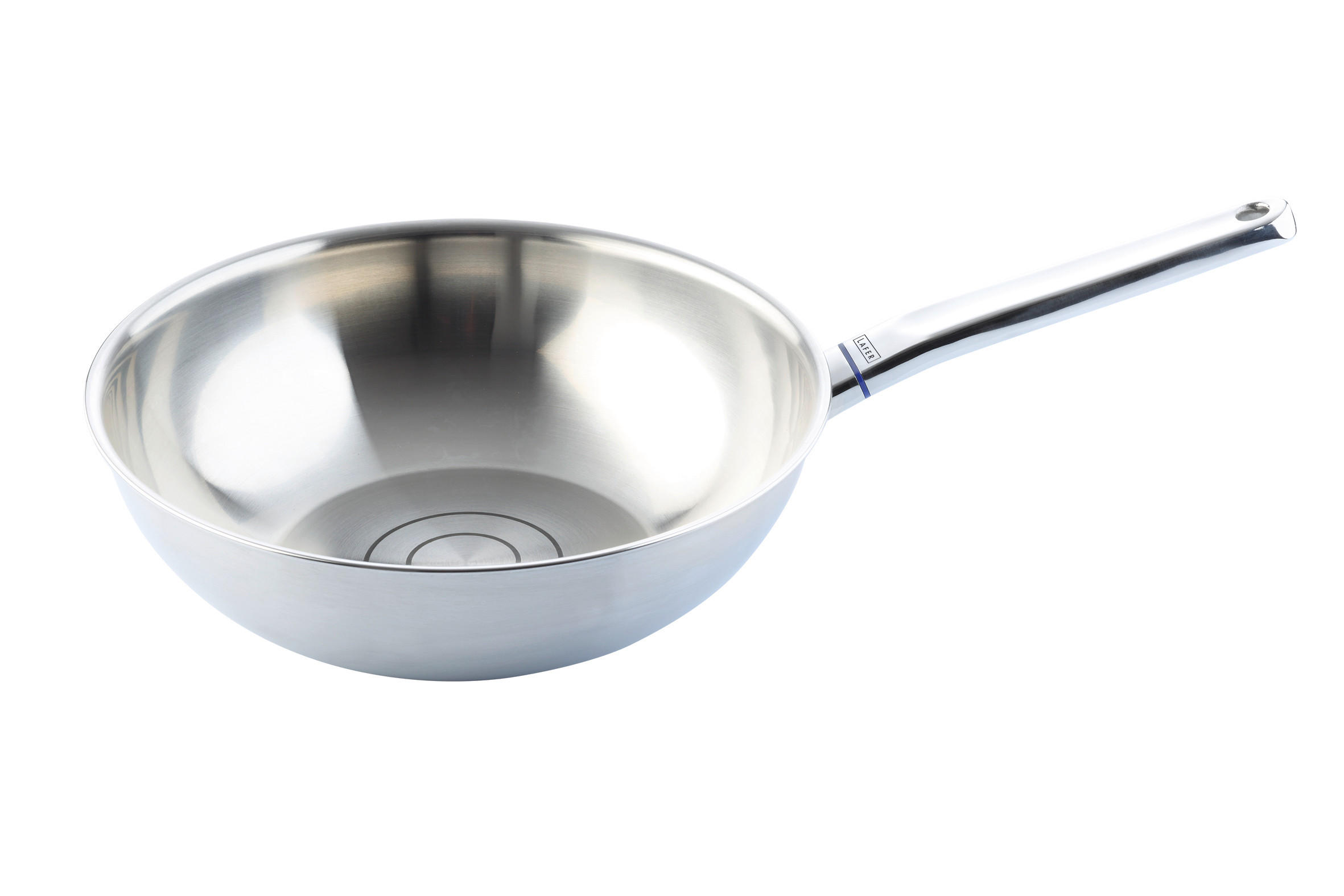 WOKPFANNE Lafer - Silberfarben, Basics, Metall (30/10cm) - Johann Lafer