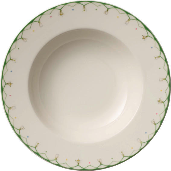 TANJUR DUBOKI  25 cm        Colourful Spring  - bijela/zelena, Basics, keramika (25cm) - Villeroy & Boch