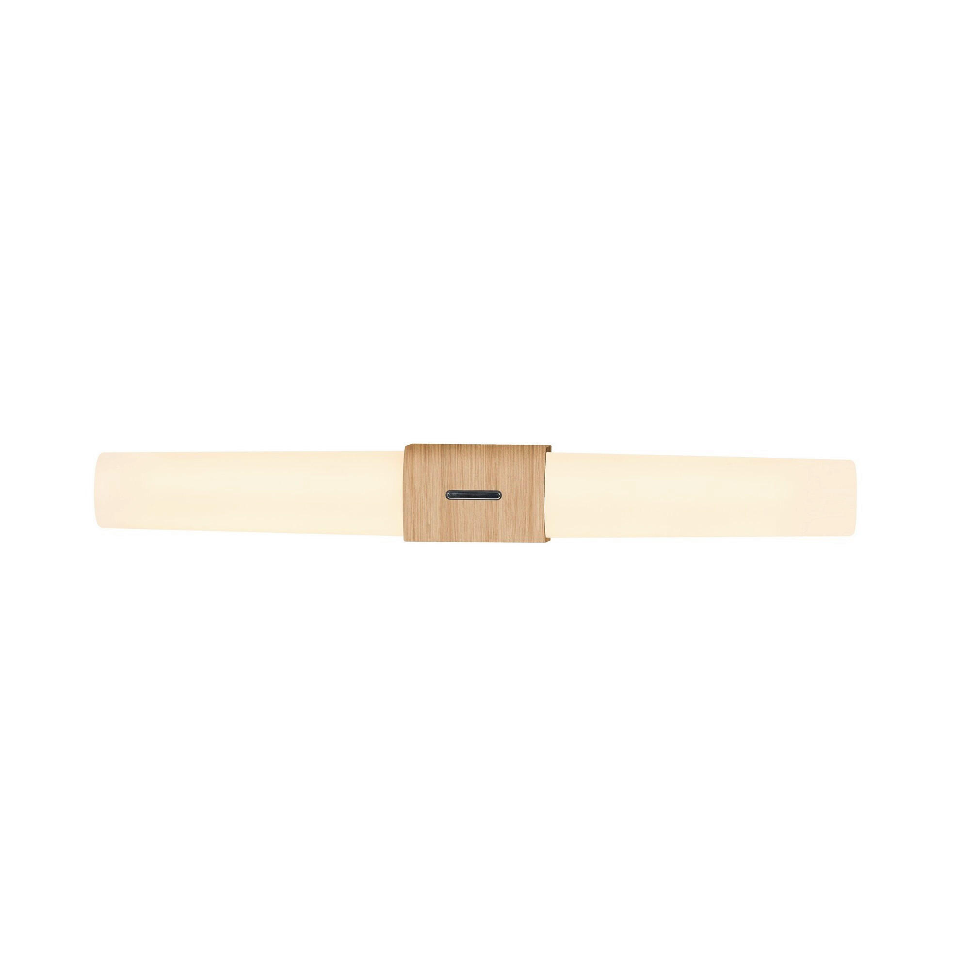 BADEZIMMER-WANDLEUCHTE - Eichefarben, KONVENTIONELL, Kunststoff (42,5/10,5cm) - Nordlux