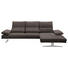 WOHNLANDSCHAFT in Textil Braun - Chromfarben/Braun, Design, Textil (291/164cm) - Chilliano WOHNLANDSCHAFT in Textil Braun - Chromfarben/Braun, Design, Textil (291/164cm) - Chilliano