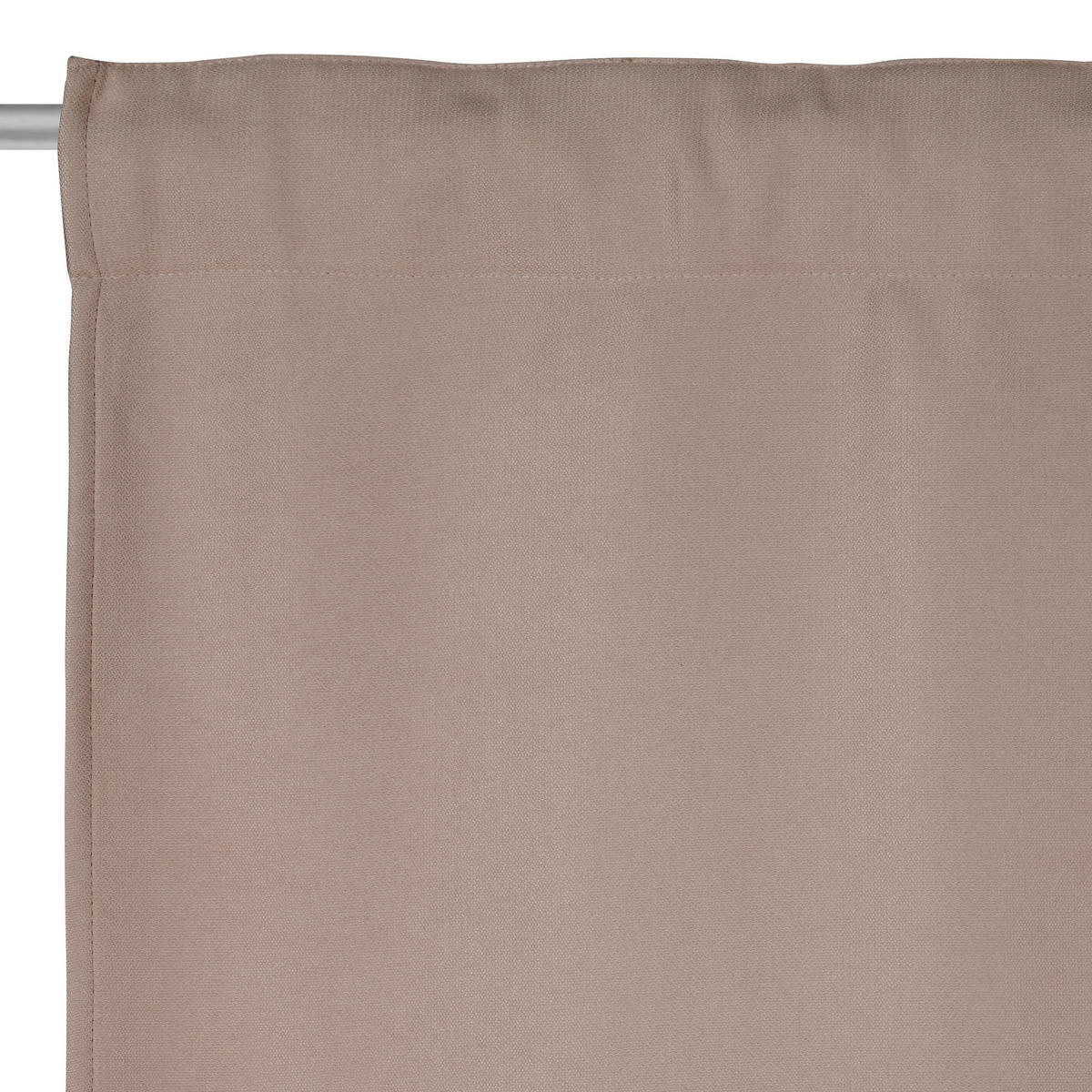 WÄRMESCHUTZVORHANG blickdicht  - Naturfarben, KONVENTIONELL, Textil (135/245cm)