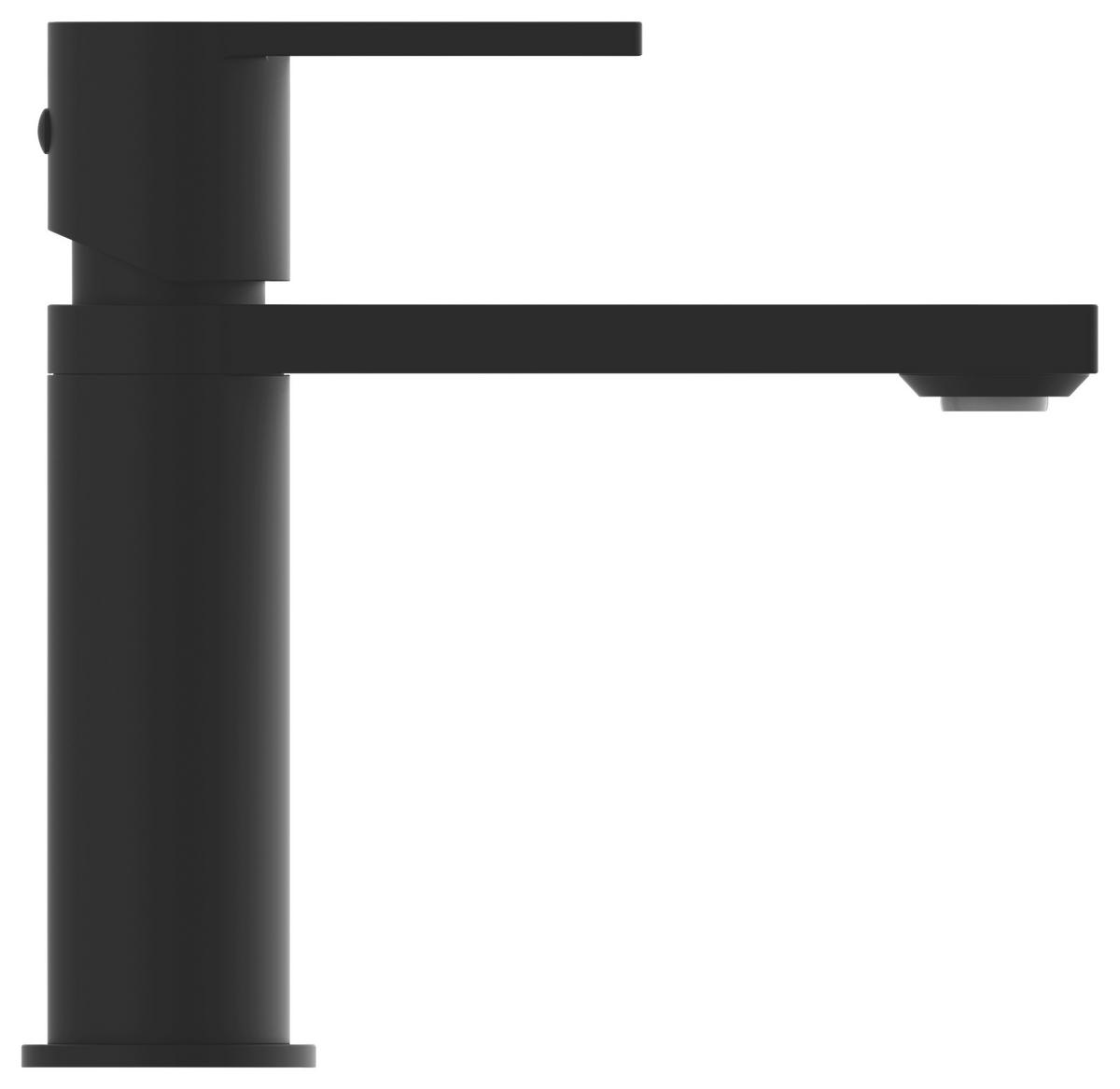 WASCHTISCHARMATUR 5/18/18 cm  - Schwarz, Basics, Metall (5/18/18cm) - Schütte