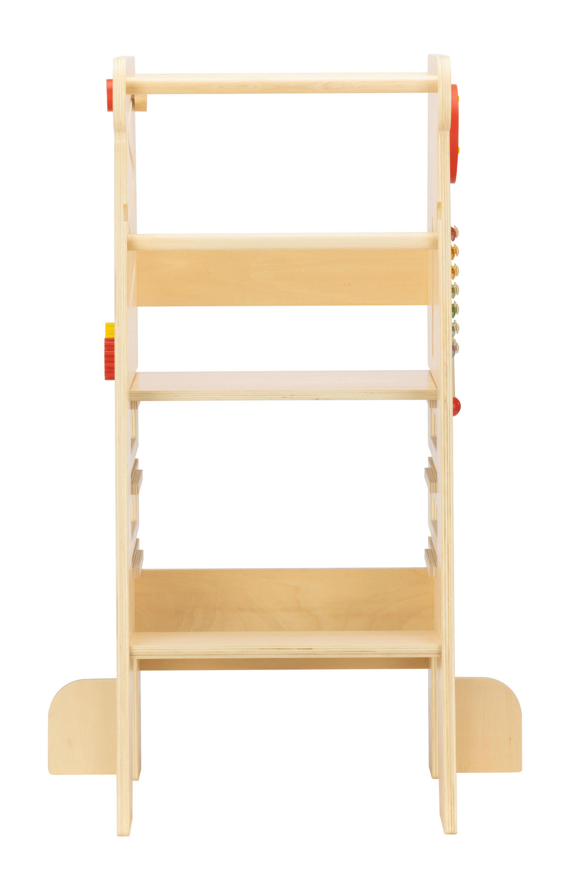 UČÍCÍ VĚŽ vícebarevná, přírodní barvy,  - přírodní barvy/vícebarevná, Basics, kov/dřevo (49/89/37cm) - Jimmylee