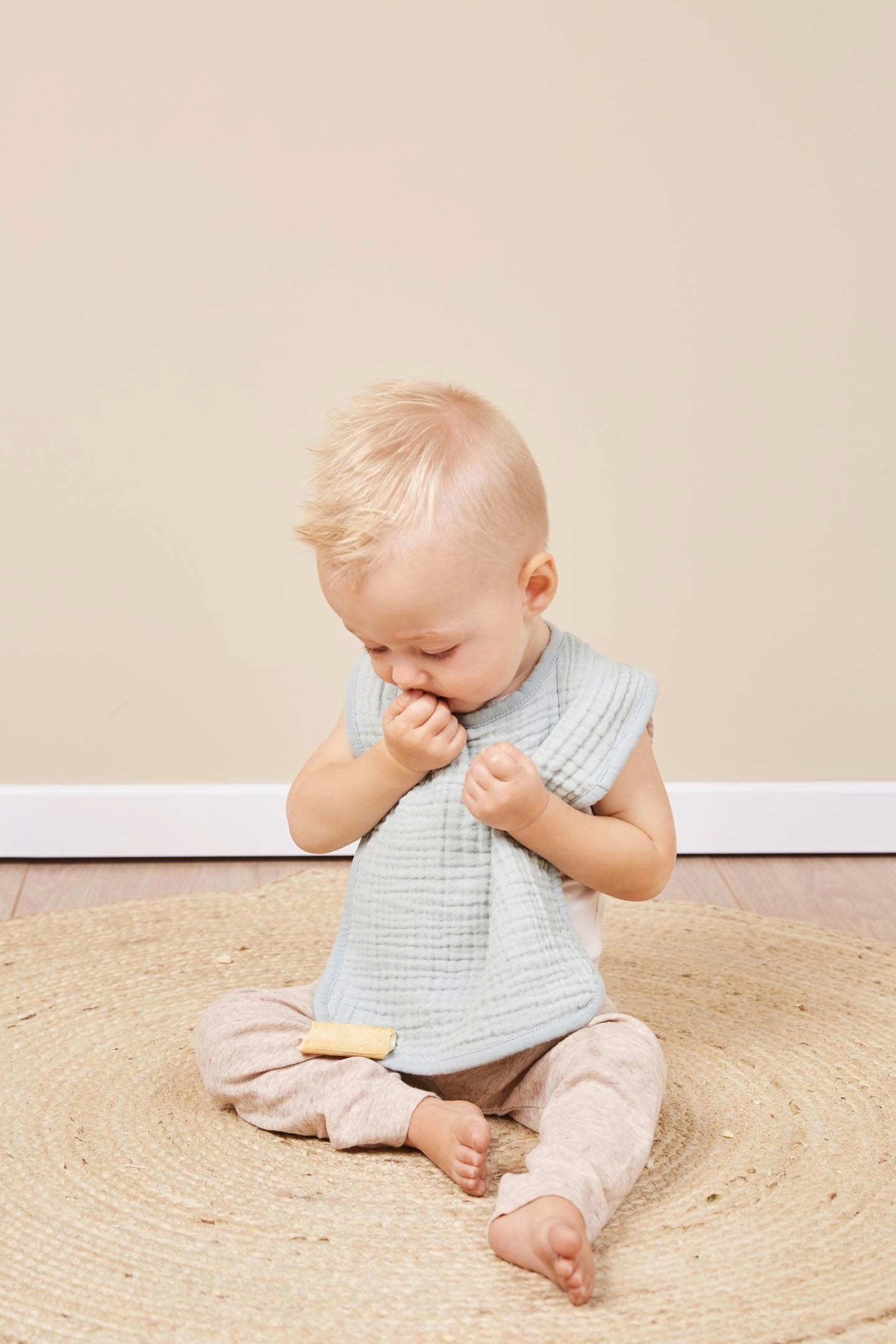 LÄTZCHEN - Pastellgrün/Grün, Basics, Textil (23/29cm) - Bebe Jou