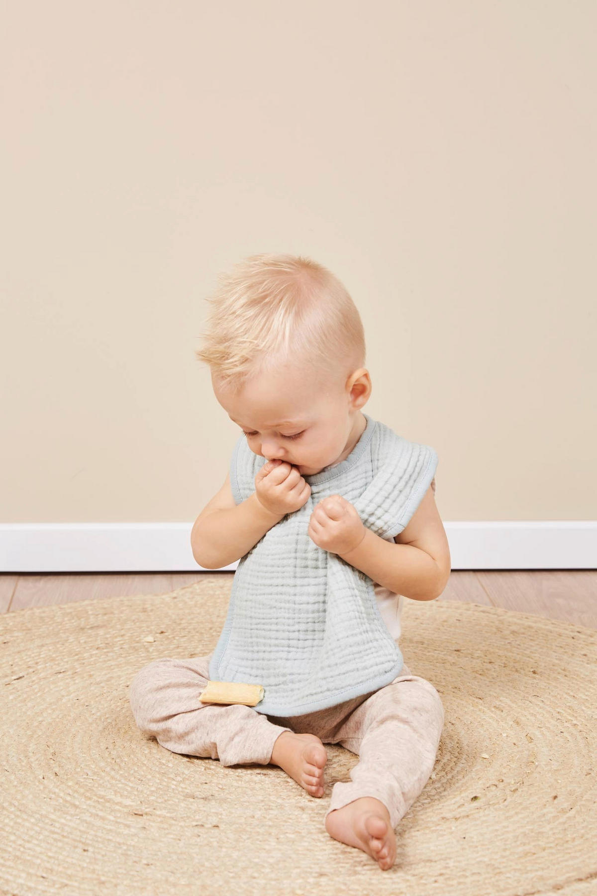 LÄTZCHEN - Pastellgrün/Grün, Basics, Textil (23/29cm) - Bebe Jou