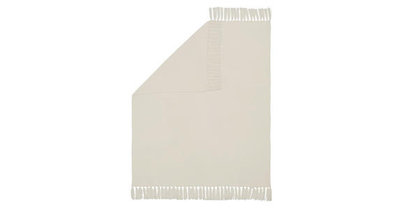 DECKE 127/152 cm - Creme, KONVENTIONELL, Textil (127/152cm) - Novel