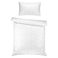 BETTWÄSCHESET Satin 160/210 cm  50 cm/70 cm  - Silberfarben, Basics, Textil (160/210cm) - Dieter Knoll