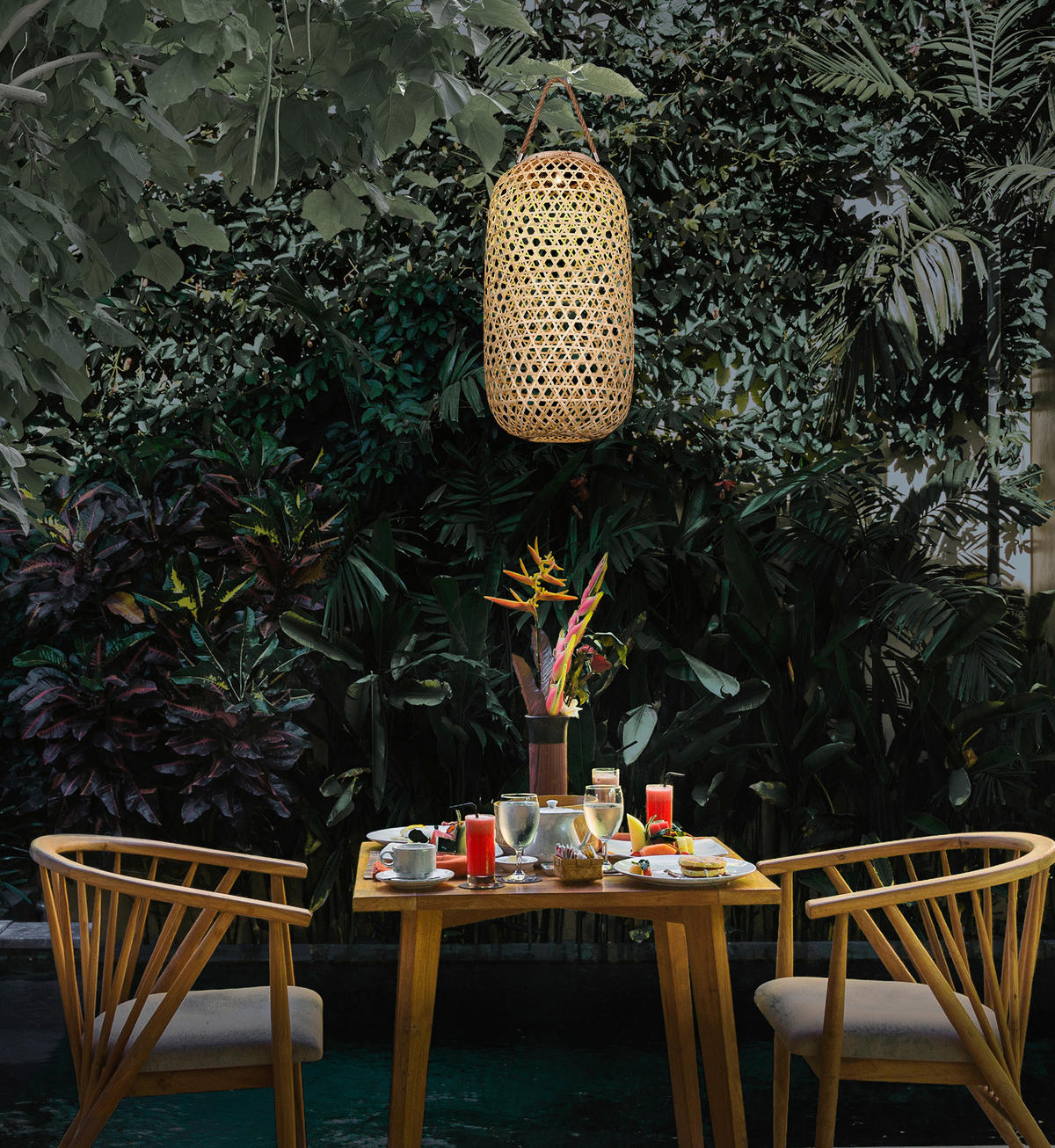 SOLARLEUCHTE  - Naturfarben, Design, Holz/Kunststoff (23/57cm) - Globo