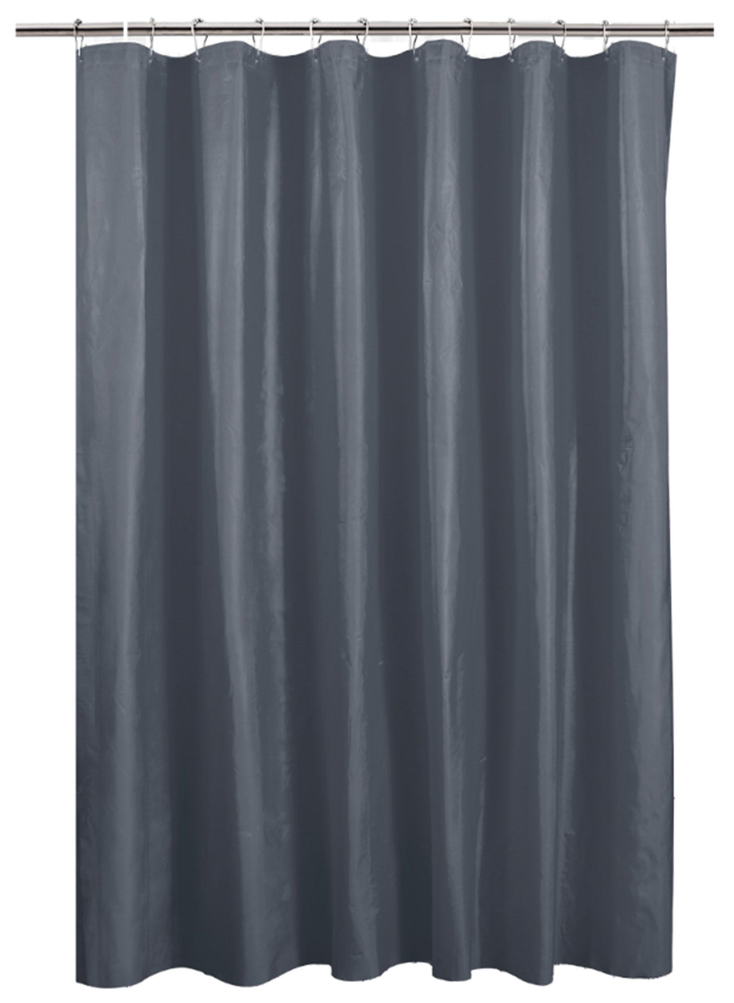 ZAVESA ZA TUŠIRANJE  antracit  - antracit, Osnovno, tekstil (180/200cm) - Boxxx