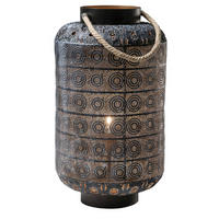 Bodenleuchte 39/58/39 cm   - Goldfarben/Schwarz, LIFESTYLE, Textil/Metall (39/58/39cm) - Kare-Design