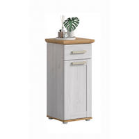 MIDI SKŘÍŇKA, barvy modřínu, dub artisan, 39/85/34 cm - barvy stříbra/barvy modřínu, Trend, kompozitní dřevo/plast (39/85/34cm) - MID.YOU