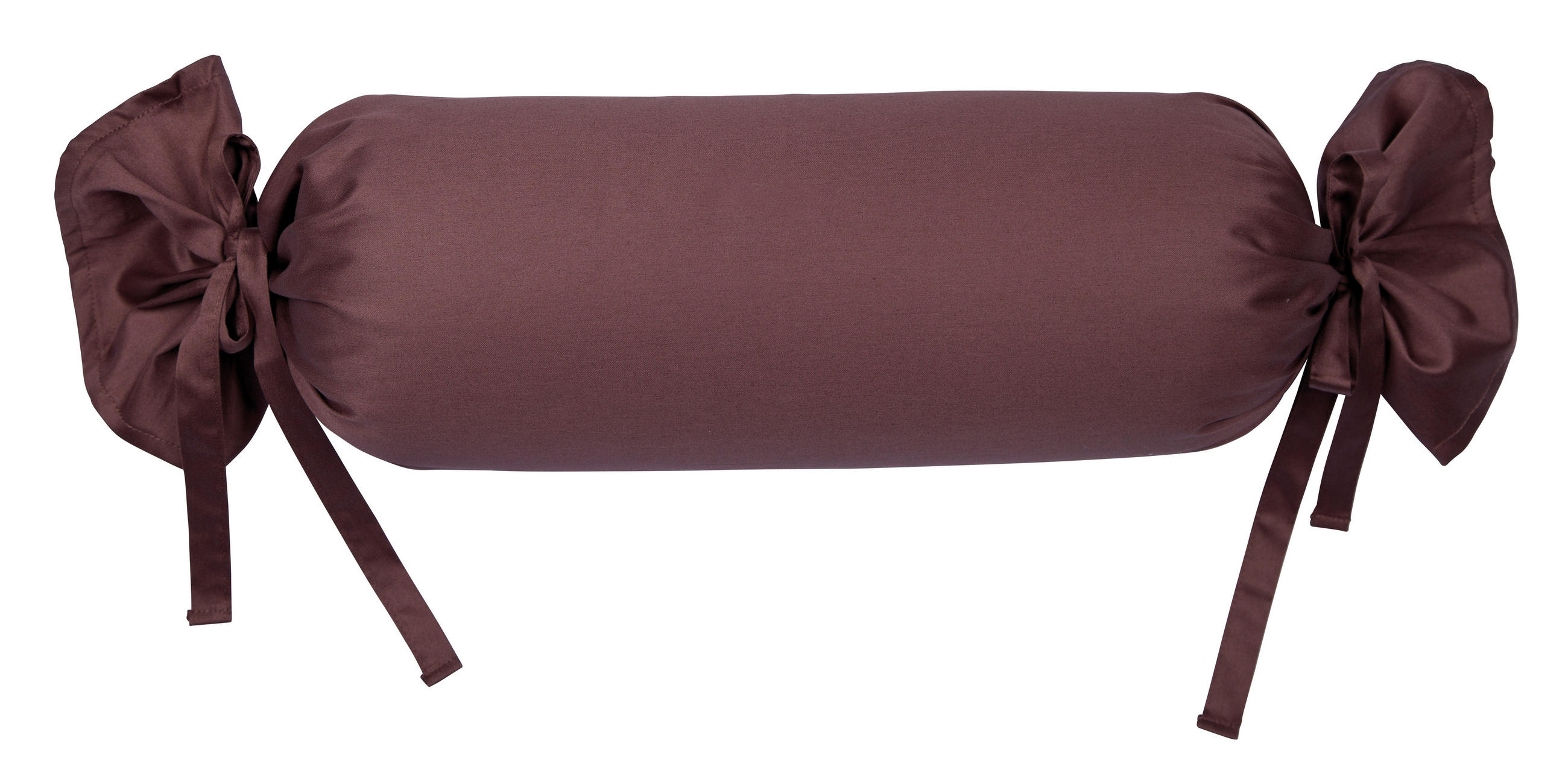 NACKENROLLENBEZUG Giacomo 15/40 cm  - Dunkelbraun, Basics, Textil (15/40cm) - Janine