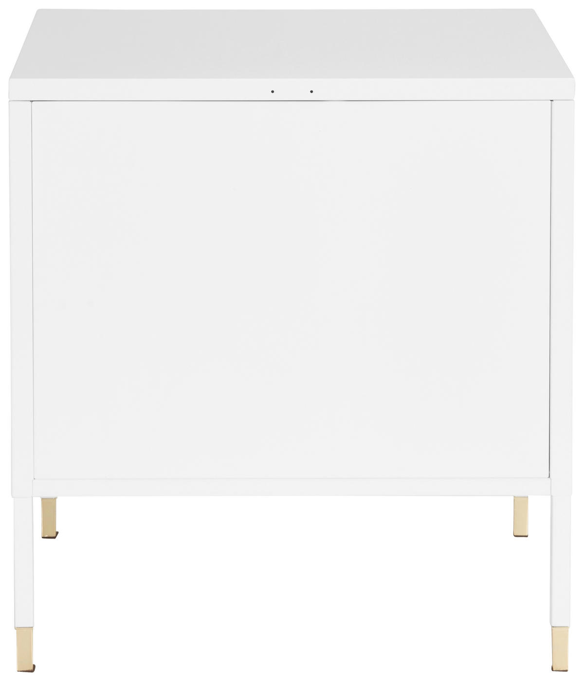 SIDEBOARD  in 45/50/35 cm  - Goldfarben/Weiß, Basics, Metall (45/50/35cm) - MID.YOU