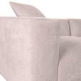 BIGSOFA Chenille Rosa  - Schwarz/Rosa, MODERN, Kunststoff/Textil (320/66/111cm) - Carryhome
