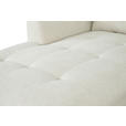 WOHNLANDSCHAFT Beige Chenille  - Beige/Schwarz, KONVENTIONELL, Textil/Metall (188/340/160cm) - Xora