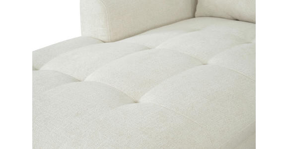 WOHNLANDSCHAFT Beige Chenille  - Beige/Schwarz, KONVENTIONELL, Textil/Metall (188/340/160cm) - Xora