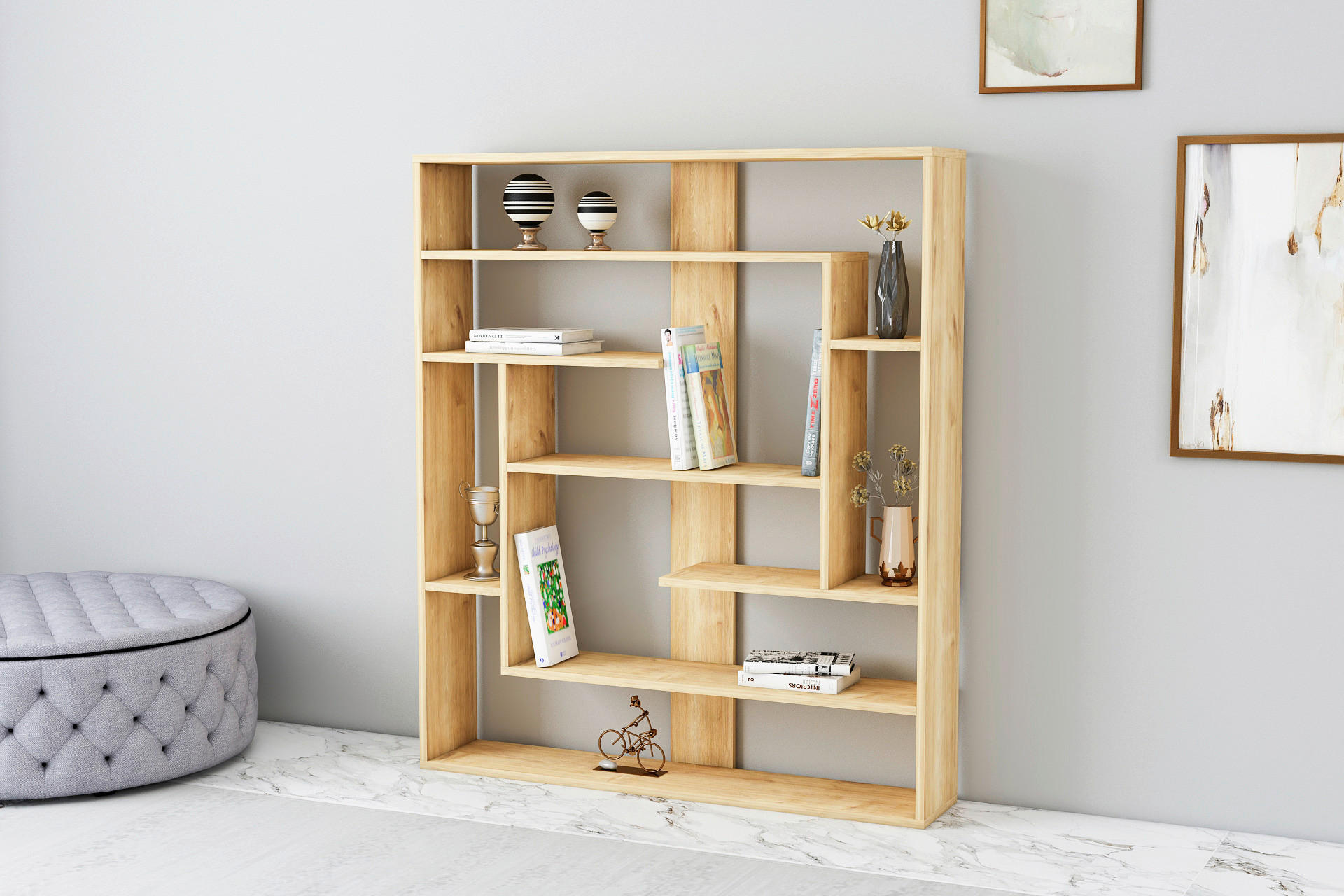 REGAL Eichefarben  - Eichefarben, Design, Holzwerkstoff (114/132/22cm) - Livetastic