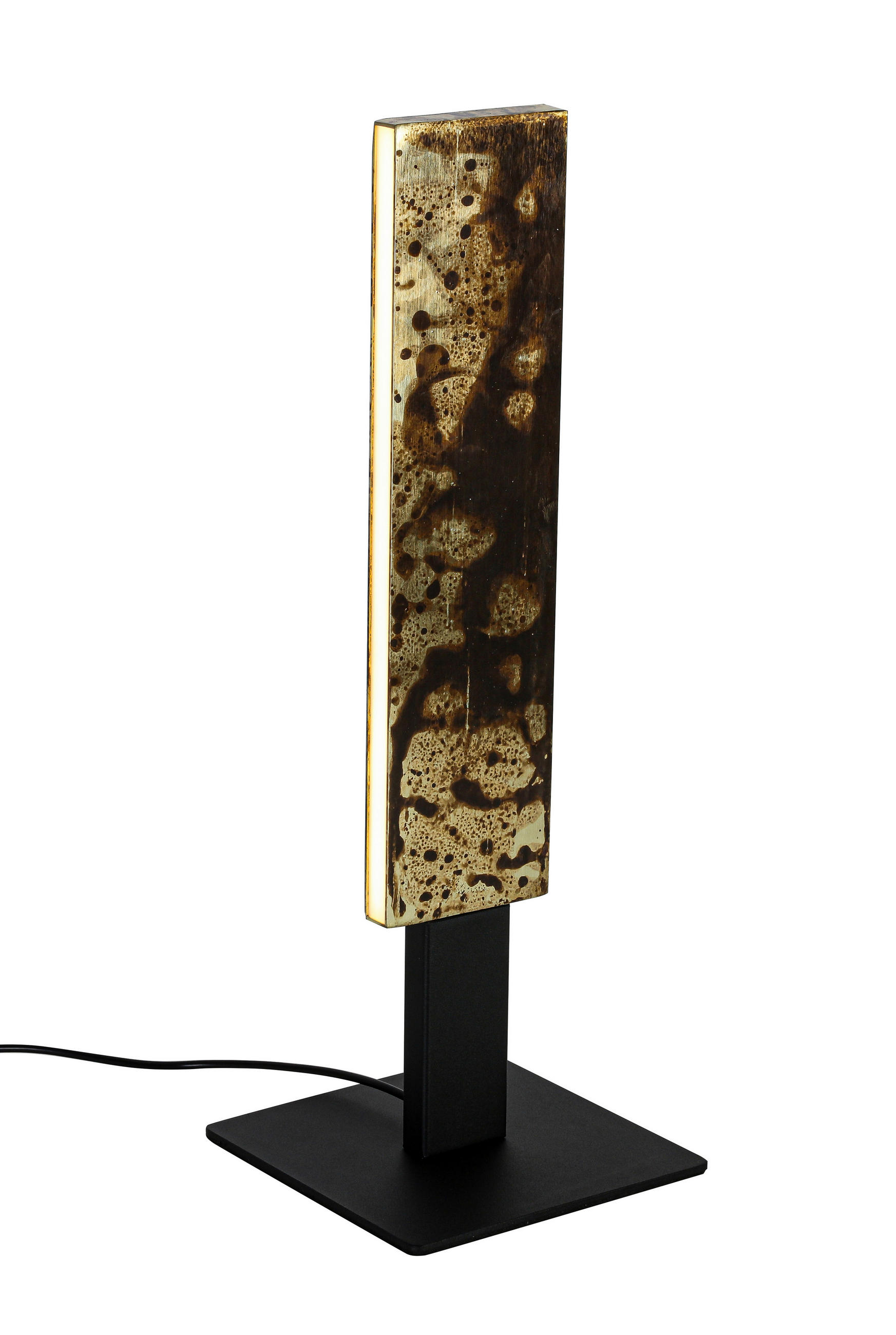 LED-TISCHLEUCHTE Oxira 14/40/14 cm  - Multicolor/Schwarz, Design, Kunststoff/Metall (14/40/14cm) - Dieter Knoll
