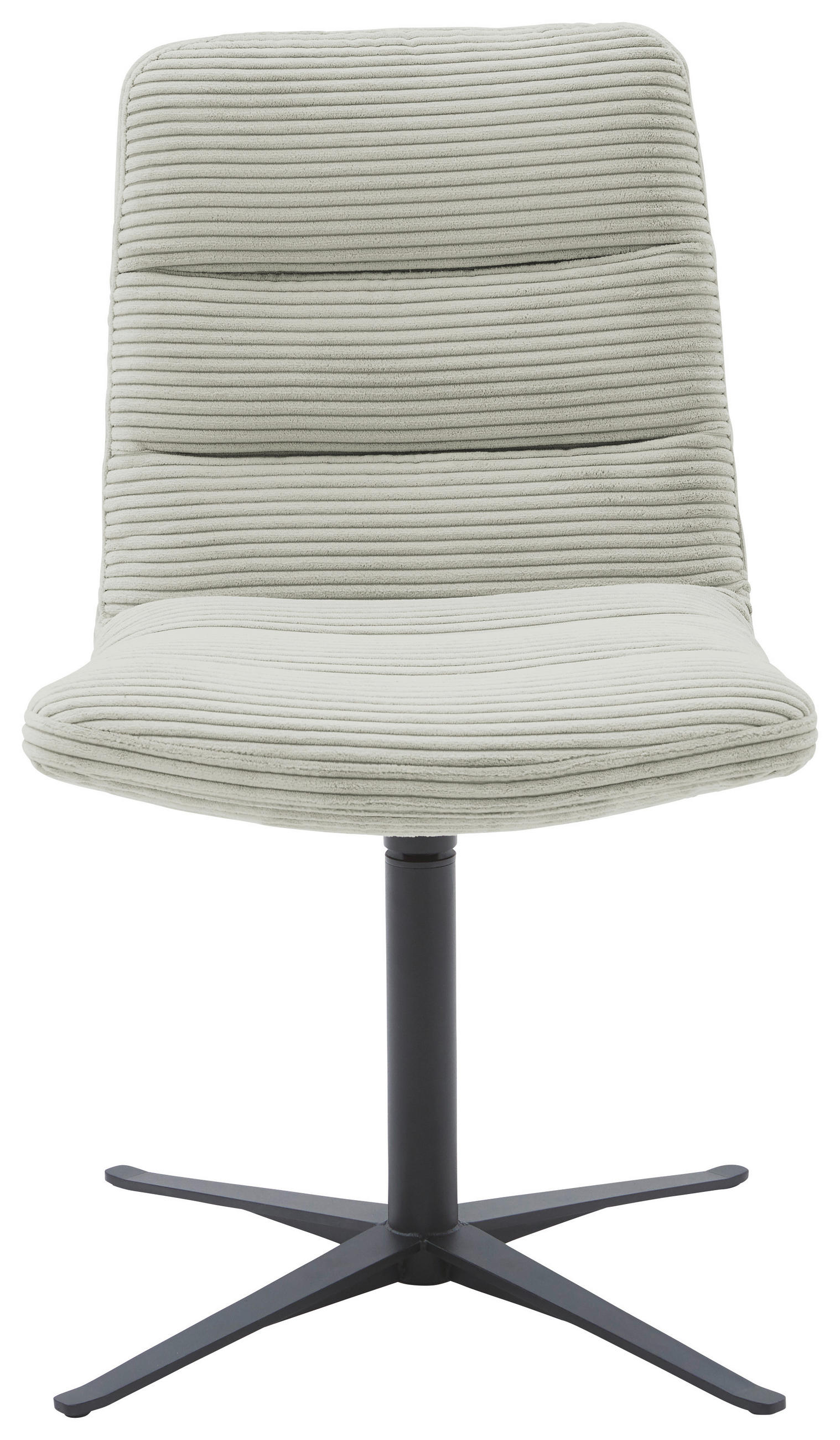 STUHL - Greige/Schwarz, Design, Textil/Metall (52/88/66cm) - Dieter Knoll