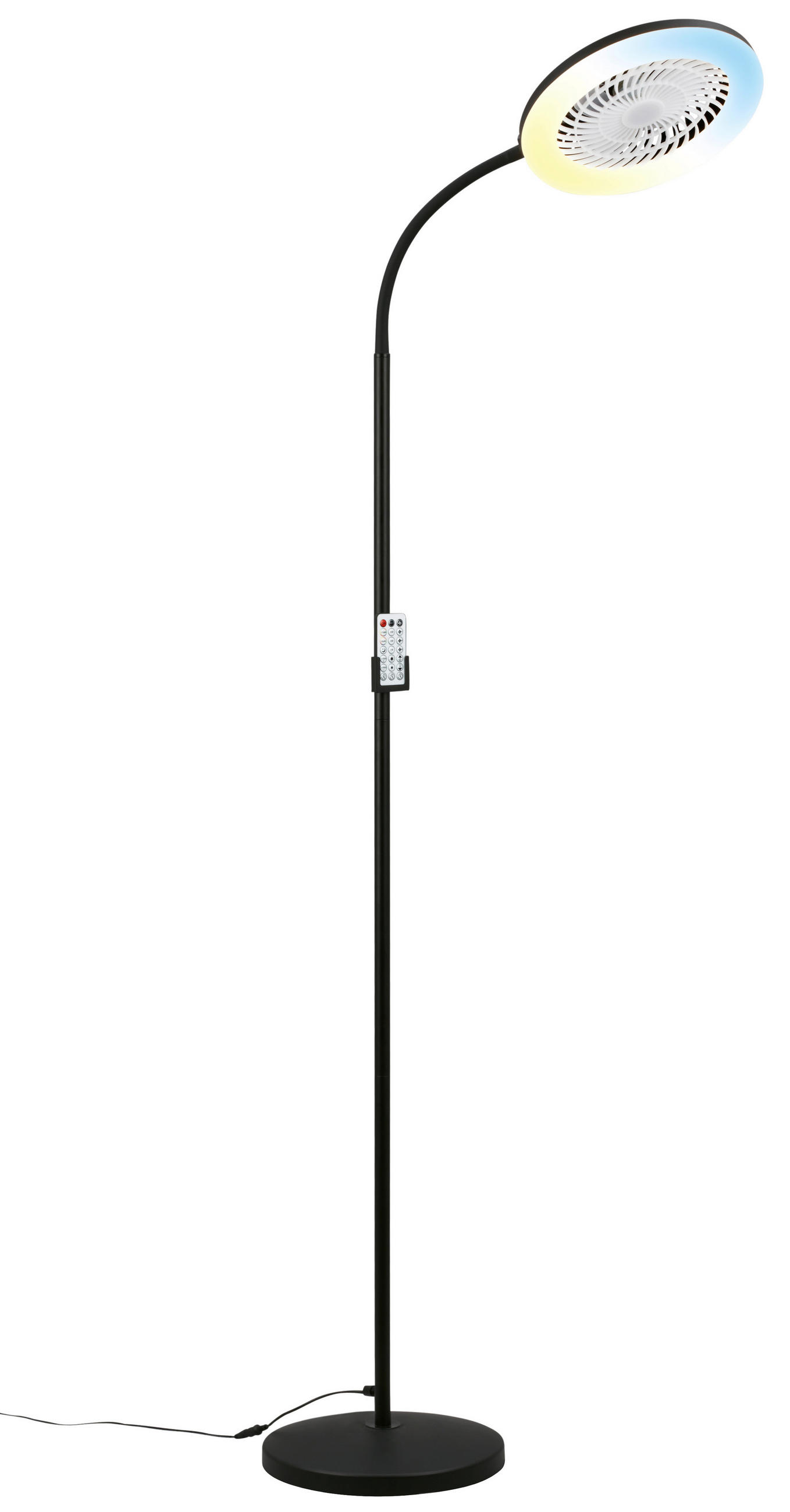 STOJANOVÝ VENTILÁTOR - čierna, Design, kov/plast (28/1850cm)