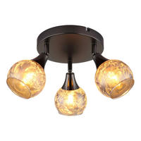 Proiector 32/16,5 cm    - negru cromat/gri, Basics, sticlă/metal (32/16,5cm) - Globo