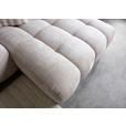 ECKSOFA in Chenille Creme  272/172 cm  - Creme/Schwarz, KONVENTIONELL, Kunststoff/Textil (272/172cm) - Carryhome