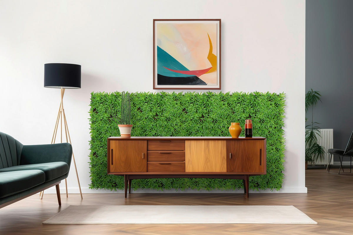 AKUSTIKPANEEL Modular Wall System Nature Design Flora 52/52/5 cm  - KONVENTIONELL (52/52/5cm) - Jangal