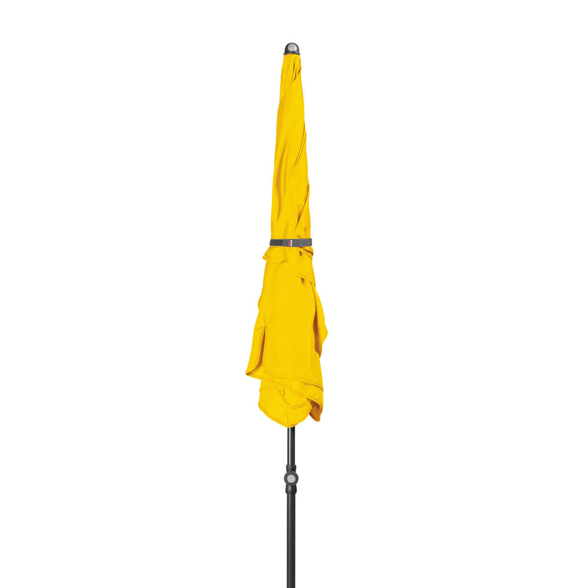 SONNENSCHIRM  185/120 cm  - Anthrazit/Gelb, Basics, Textil/Metall (185/120cm) - Doppler