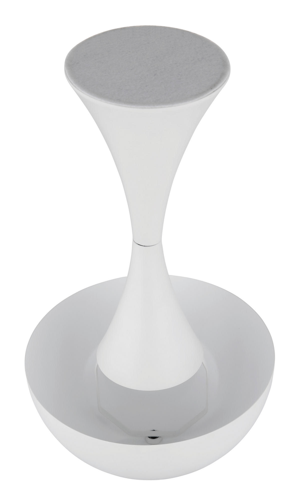 TISCHLEUCHTE - Weiss, Design, Kunststoff/Metall (20/36,1cm) - Globo
