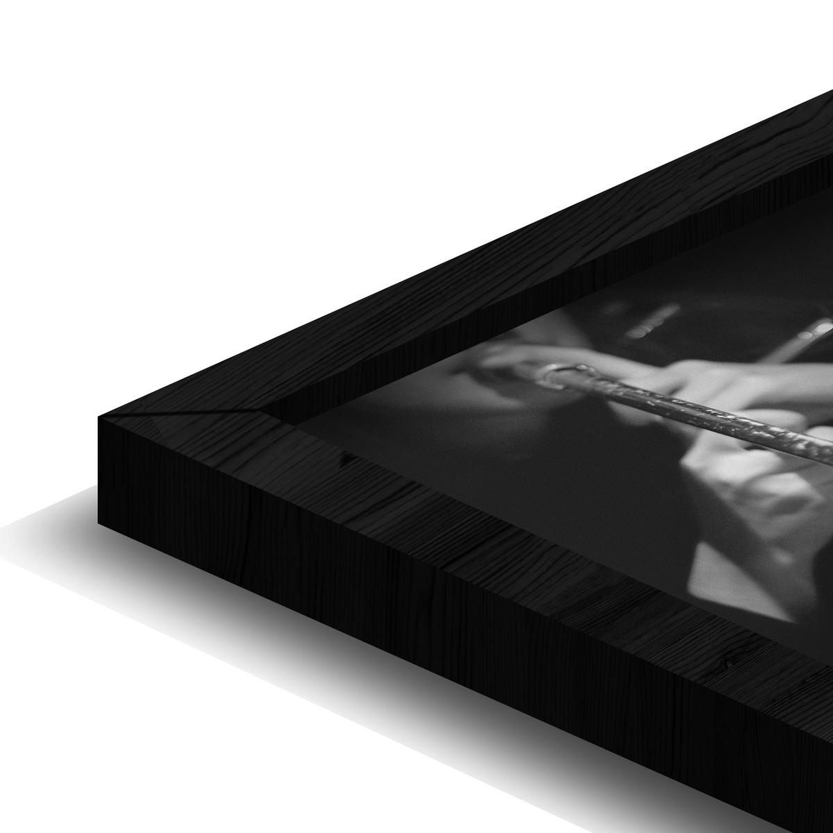 BILD Musik 74/74 cm  - Schwarz/Grau, Design, Holz/Kunststoff (74/74cm)